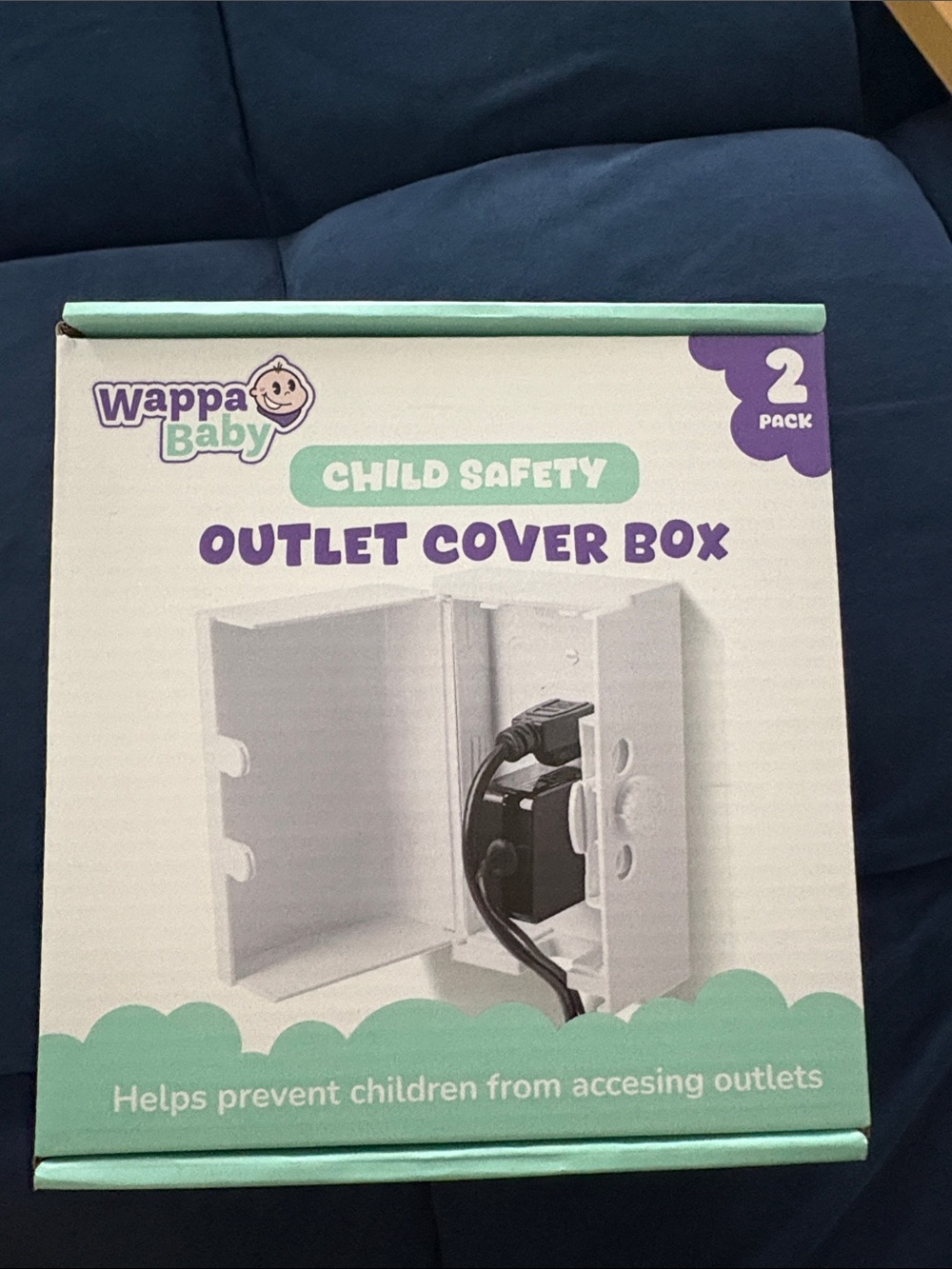 White Outlet Cover Box - 2 Pack